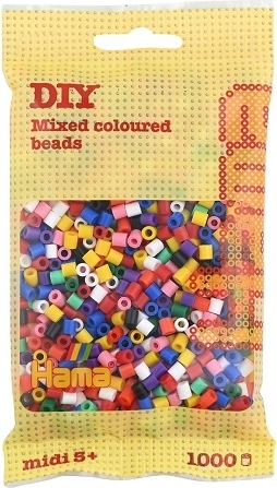 Hama Midi iron-on beads, mixed colors, 1000 pcs