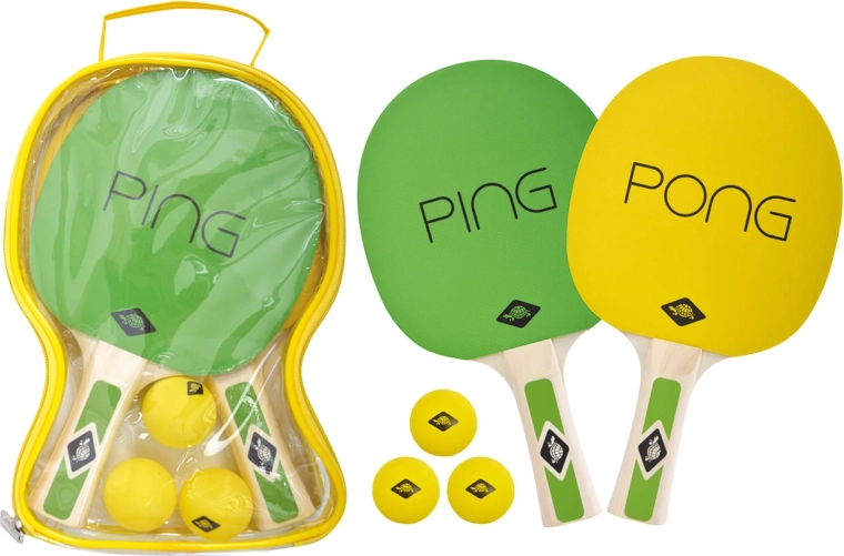 Schildkröt Tischtennis-Set Ping Pong mit Etui