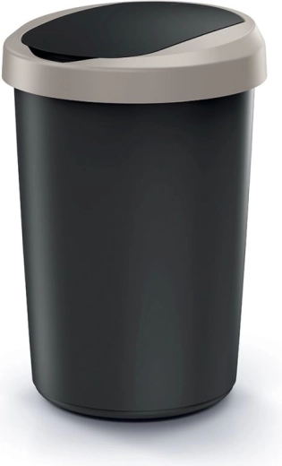 Flap 40 L Trash Can with Lid
