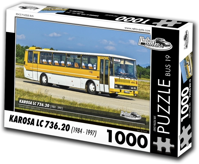Puzzle Retro-Autos Karosa LC 736.20 Bus 1000 Teile