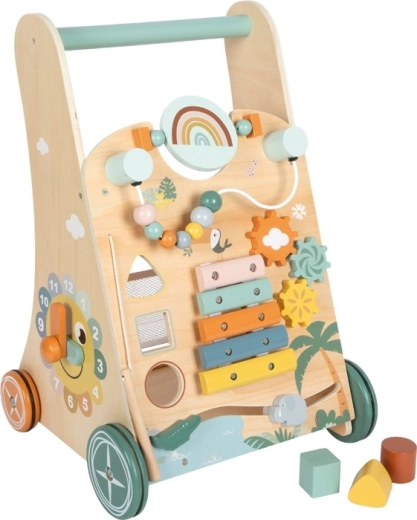 Chariot de marche en bois Safari pour enfants