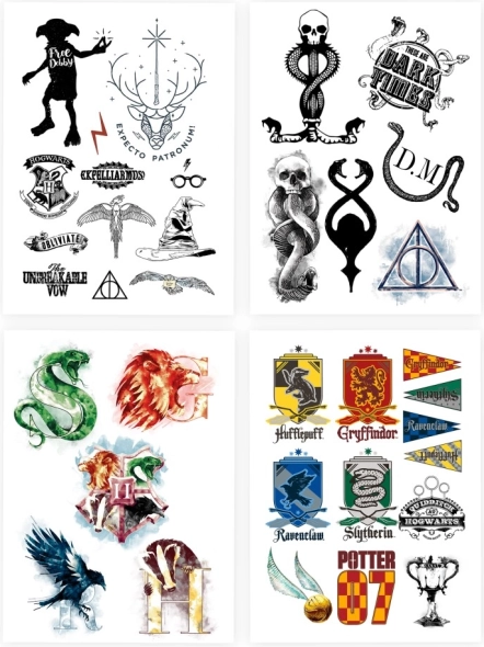Harry Potter-tatoeageset