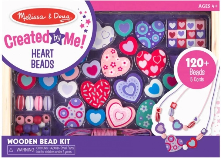 Creatieve kralenset Hartjes - Melissa & Doug