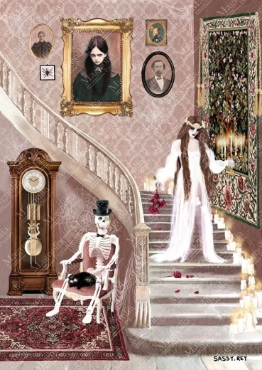 Puzzel bruid uit het hiernamaals 1000 stukjes