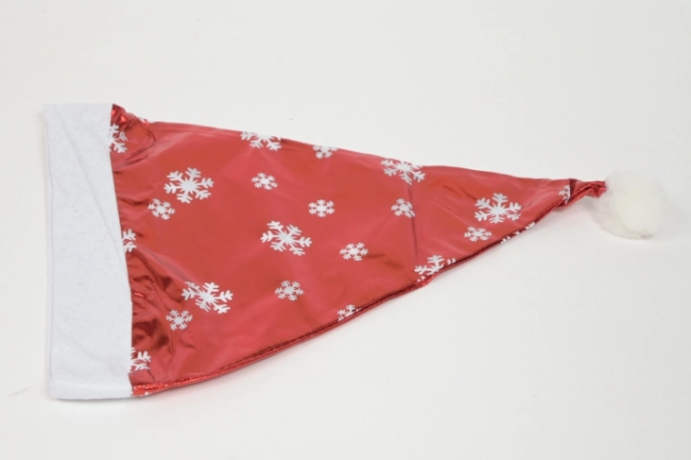 Bonnet de Saint Nicolas avec flocons de neige