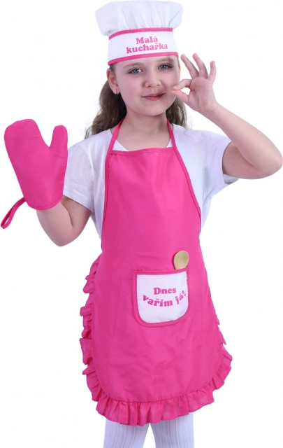 Costume de chef enfant avec impression tchèque
