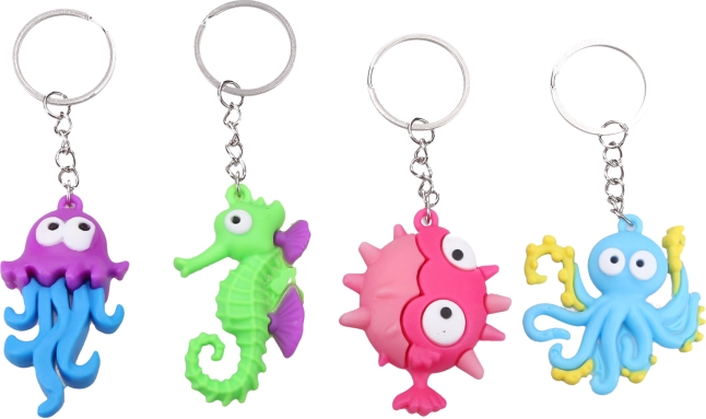 Sleutelhanger met zeedieren