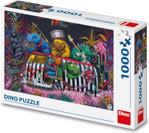 Puzzel monstertjes op reis