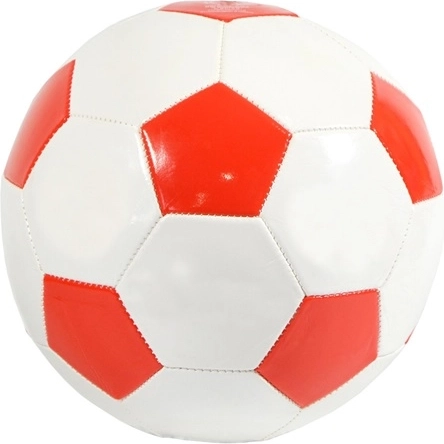 Enero Biedronka White-Red Soccer Ball, Size 5