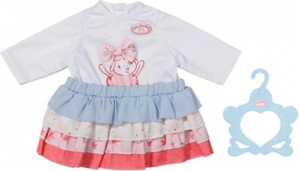 tenue bébé annabell avec une jupe pour poupées