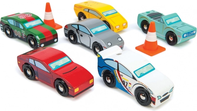 Set houten autootjes Monte Carlo Sports Cars