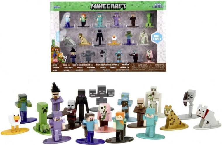 Jada Toys Metal Figures Minecraft – Set of 18