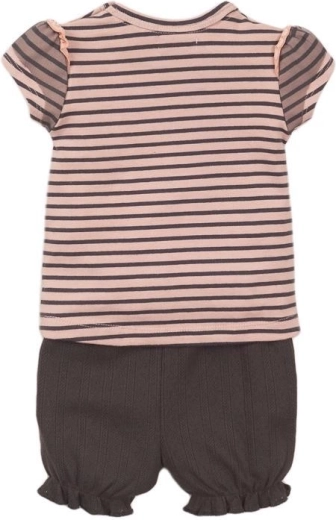 Short en coton avec finitions élastiquées