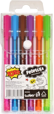 Set van gekleurde pennen TOTO