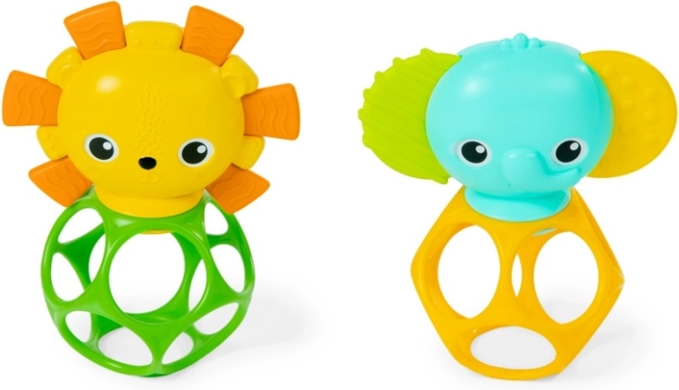 Oball Teethers Soother Pals, set of 2 pcs, from 3 months