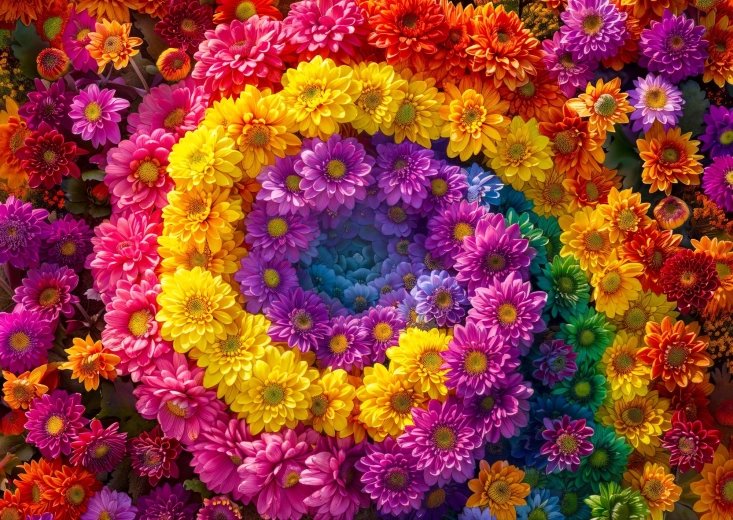 Enjoy Puzzle Floral Swirl 1000 Pieces