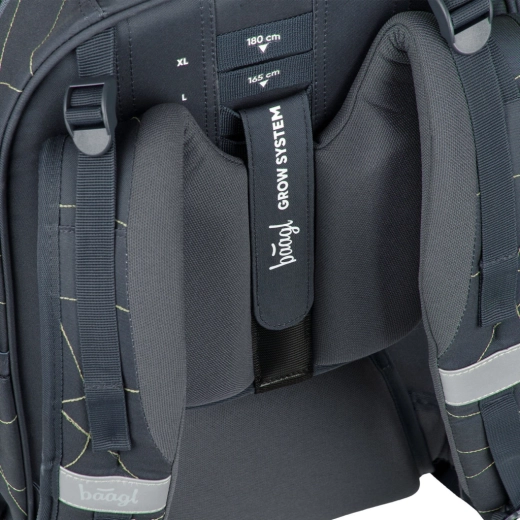 Groeiend rugpandsysteem voor perfecte aanpassing