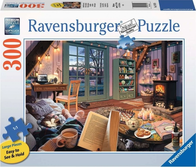 Puzzle Ravensburger « Zákoutí » avec pièces extra grandes – 300 pièces