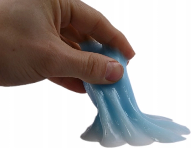 Elastic material for kneading and stretching