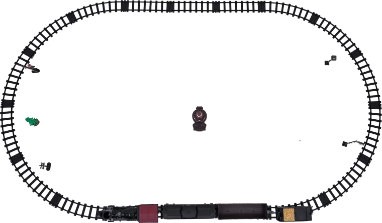 Easy-to-assemble 172 × 105 cm track