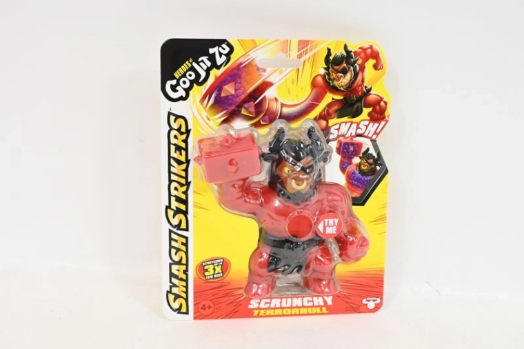 Heroes of Goo Jit Zu Smash Strikers Terrorbull Stretchy Figure