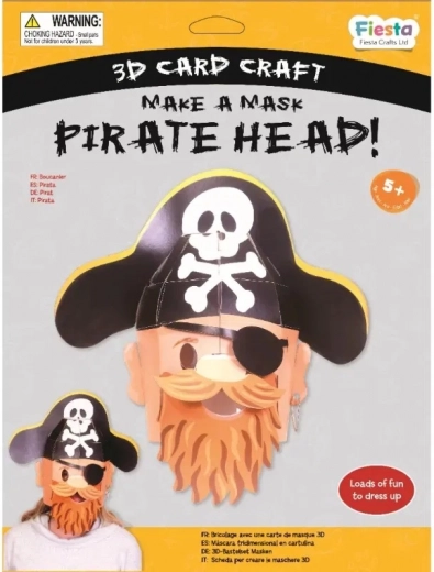 Creatieve set 3D masker Piraat