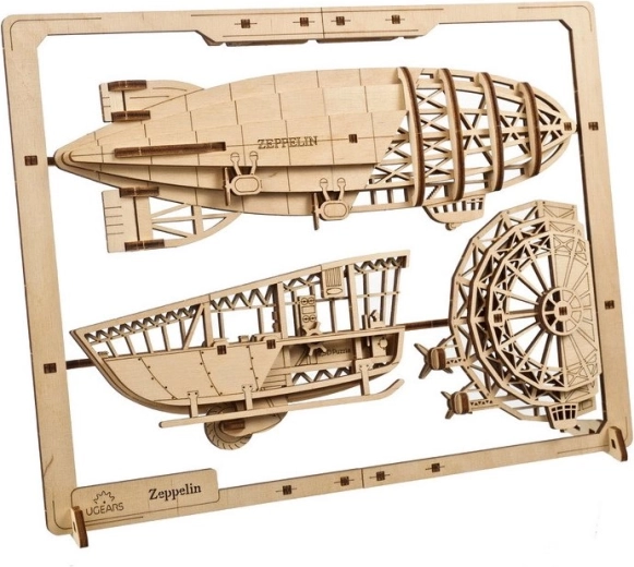 Realistisches Luftschiffmodell mit 2,5D-Effekt