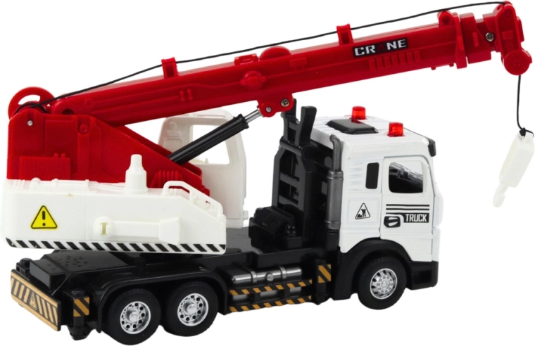 Draaibare opbouw en uitschuifbare giek met haak