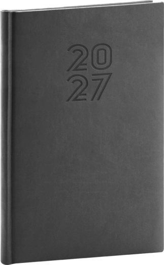 Notique weekagenda Aprint 2027 zwart 15 × 21 cm