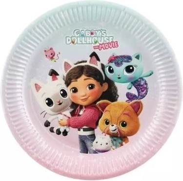 Paper Plates Gabby's Dollhouse 23 cm (6 pcs)