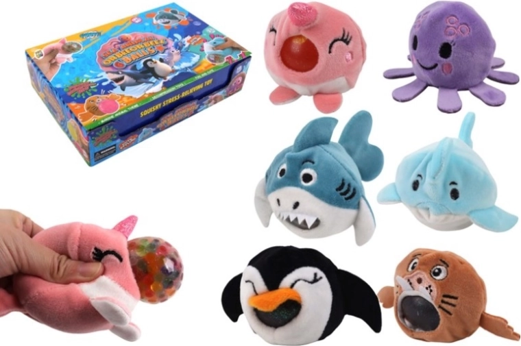 Anti-stress plush squeeze buddy – sea animals Ściskoprzyjaciele