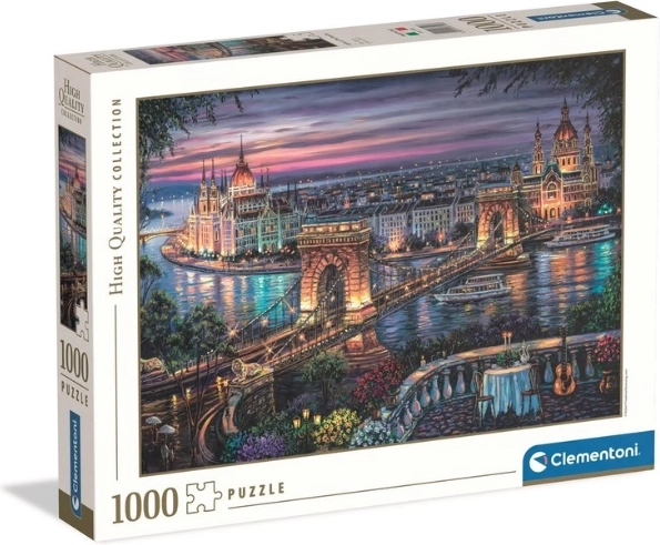 Puzzle Clementoni High Quality « Lights of the Danube » 1000 pièces