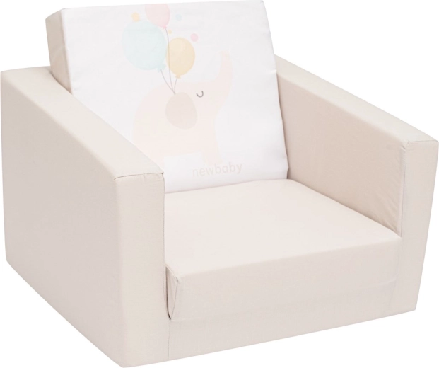 New Baby Elephant kinder slaapfauteuil beige