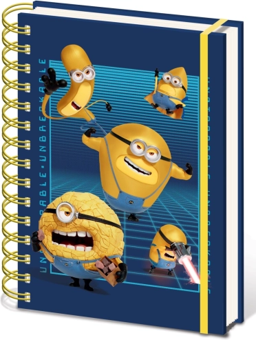 Bloc spirale A5 2024 avec motif Minions