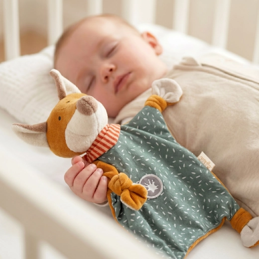 Soft cuddle cloth for calm and a sense of security
