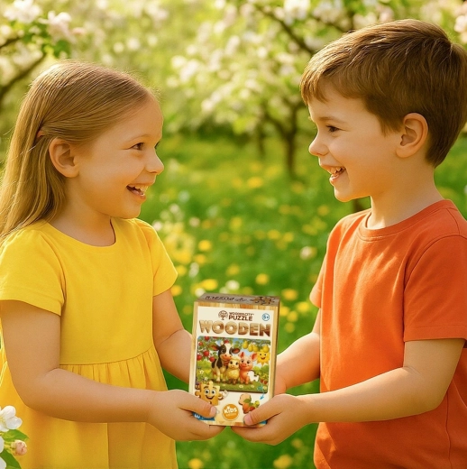 Praktische verpakking met voorbeeld