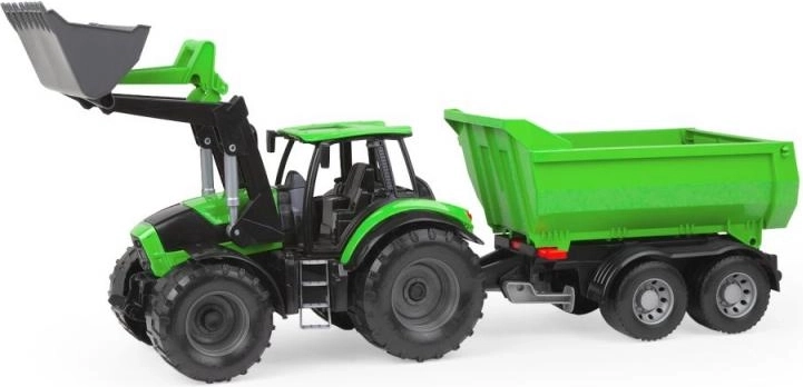 Lena WORXX Deutz-Fahr tractor with trailer and loader