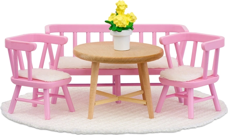 Lundby dining room and kitchen furniture set for a dollhouse
