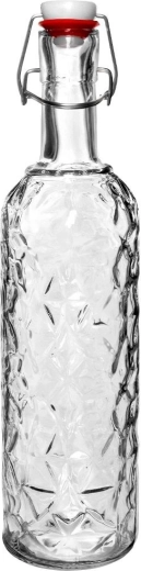 Kwalitatief dik glas met decoratief reliëf