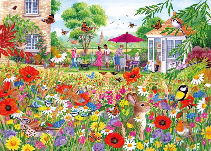 Puzzel Bloeiende tuin XL 250 stukjes