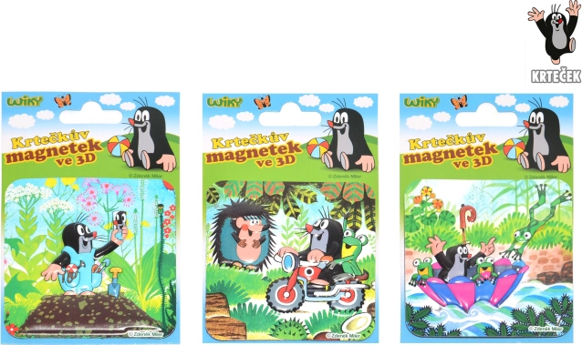 Plastic 3D Mole Magnet