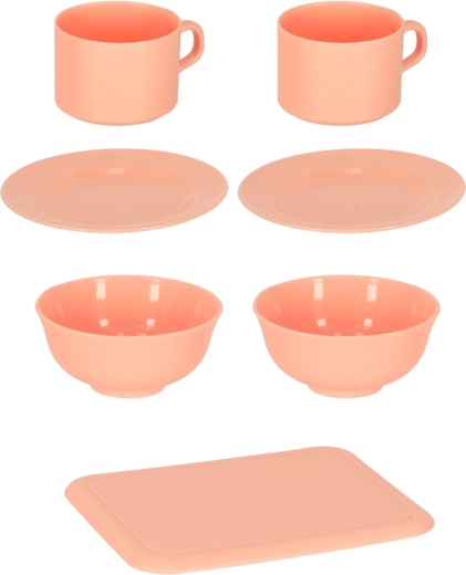 Rijke set servies en keukentoebehoren