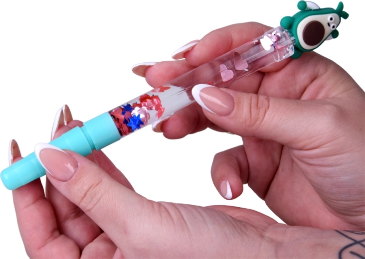 The magic of floating glitter and decorations