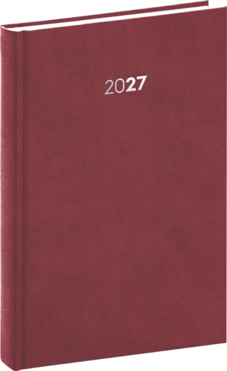 Notique dagagenda Balakon 2027 bordeaux 15 × 21 cm