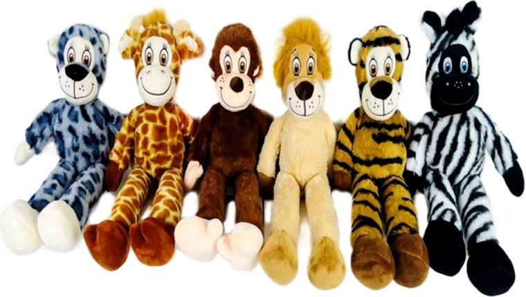 Plush Jungle – Elongated Wild Animal
