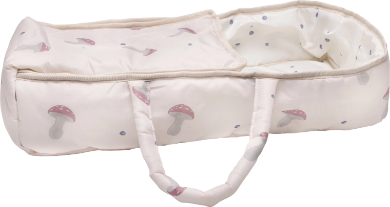 Comfort for the doll and an adjustable handle for the child