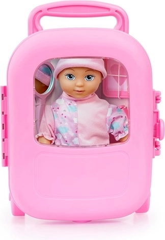 Bayer bébé 28 cm avec valise de voyage et accessoires