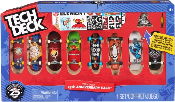 Tech Deck 25th Anniversary 8-Fingerboard Collection – Limited Edition