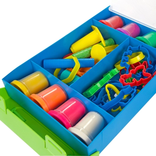 Praktische opbergbox met deksel en handgreep