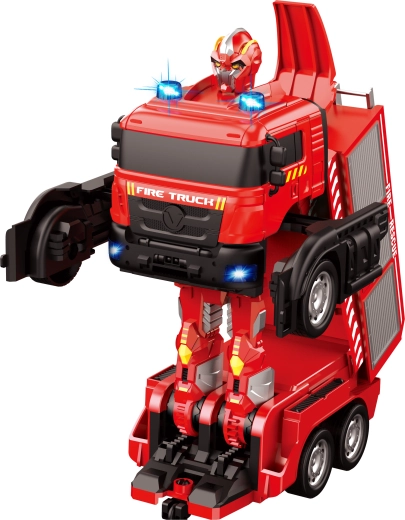 Echte Feuerwehr-Action mit Wasserkanone